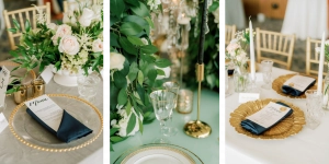 classic wedding place settings